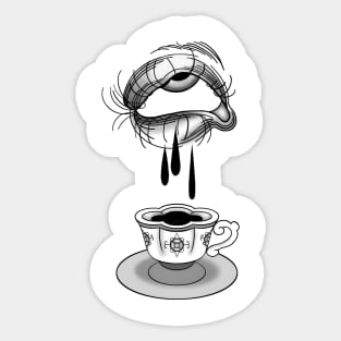 Tea-ry Eyed Sticker